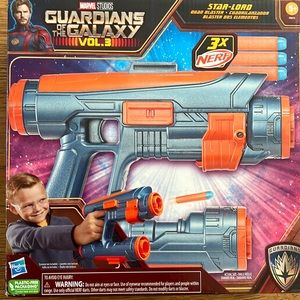 Marvel Studios Guardians of The Galaxy Vol 3 Nerf Star Lord Quad Blaster